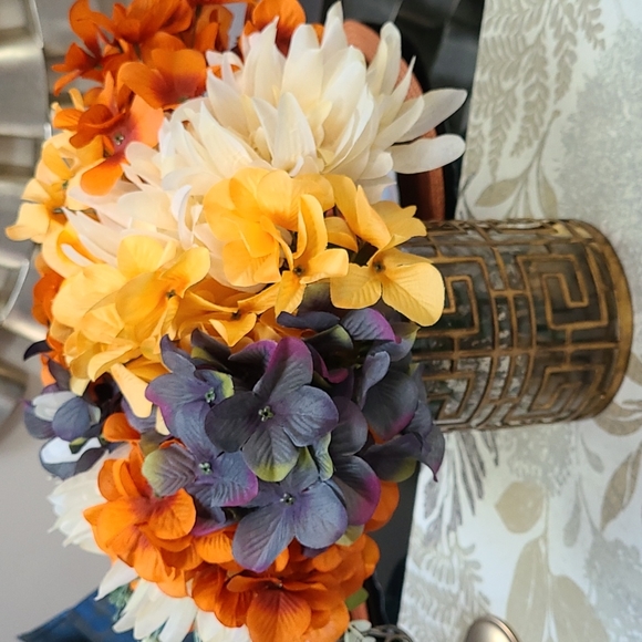 Autumn Faux Floral Arrangement - Picture 3 of 3